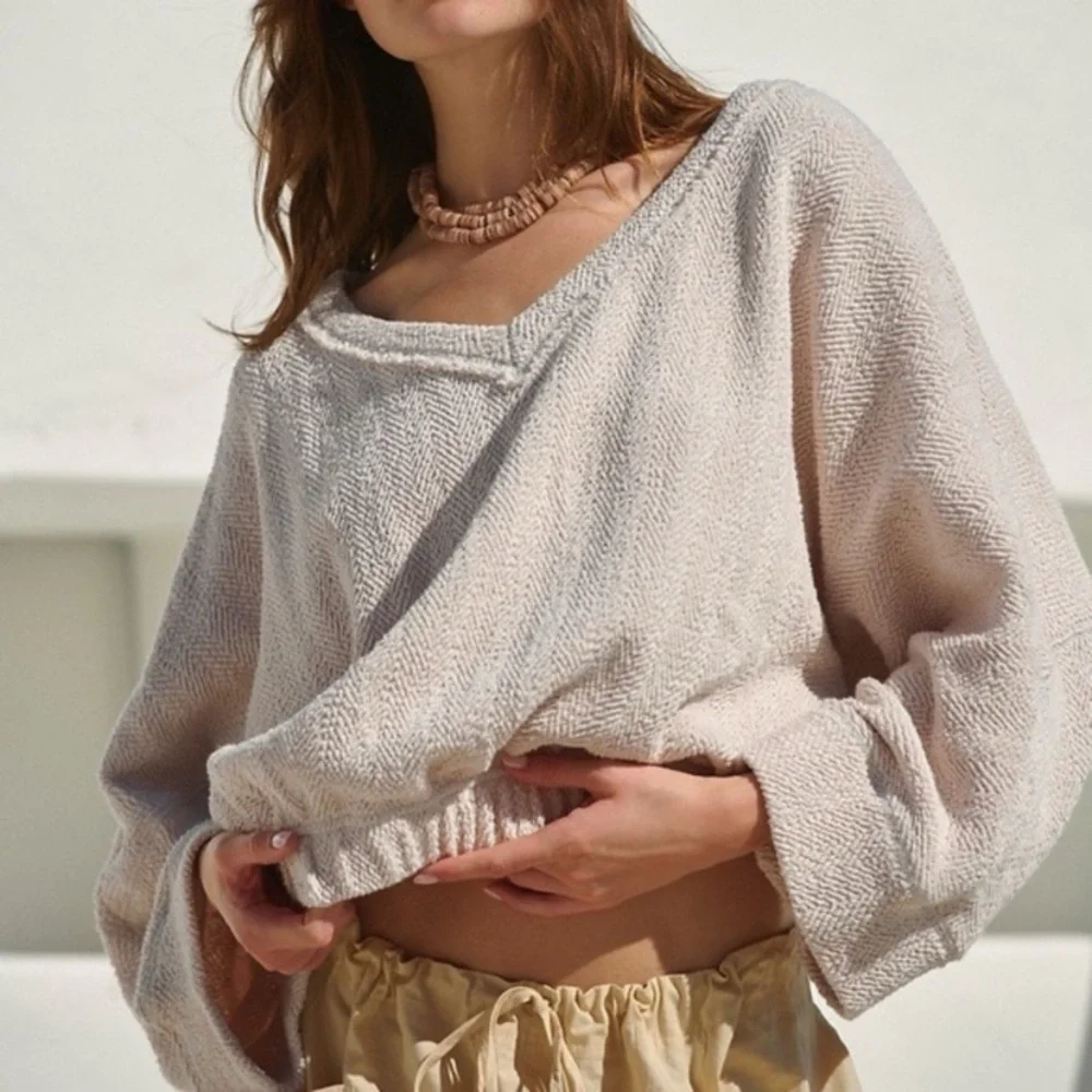 FREE PEOPLE BRB Solid Pullover